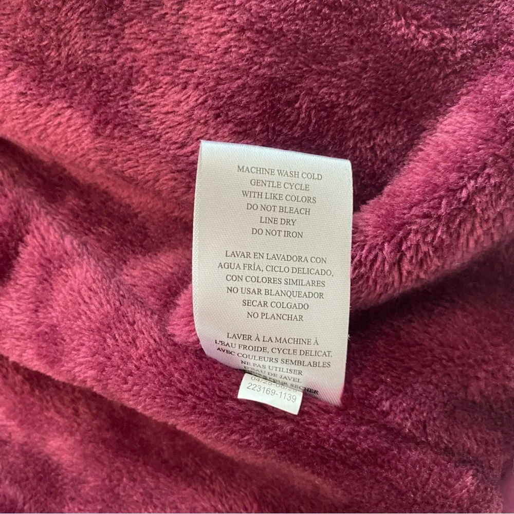 Penelope Mack maroon faux fur lined girls jacket size 2T